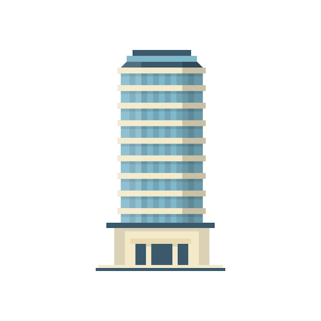 Edificio di uffici di progettazione appartato isolato