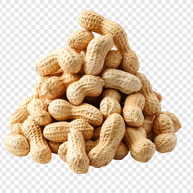 Een heerlijke stapel pinda's klaar om genoten te worden