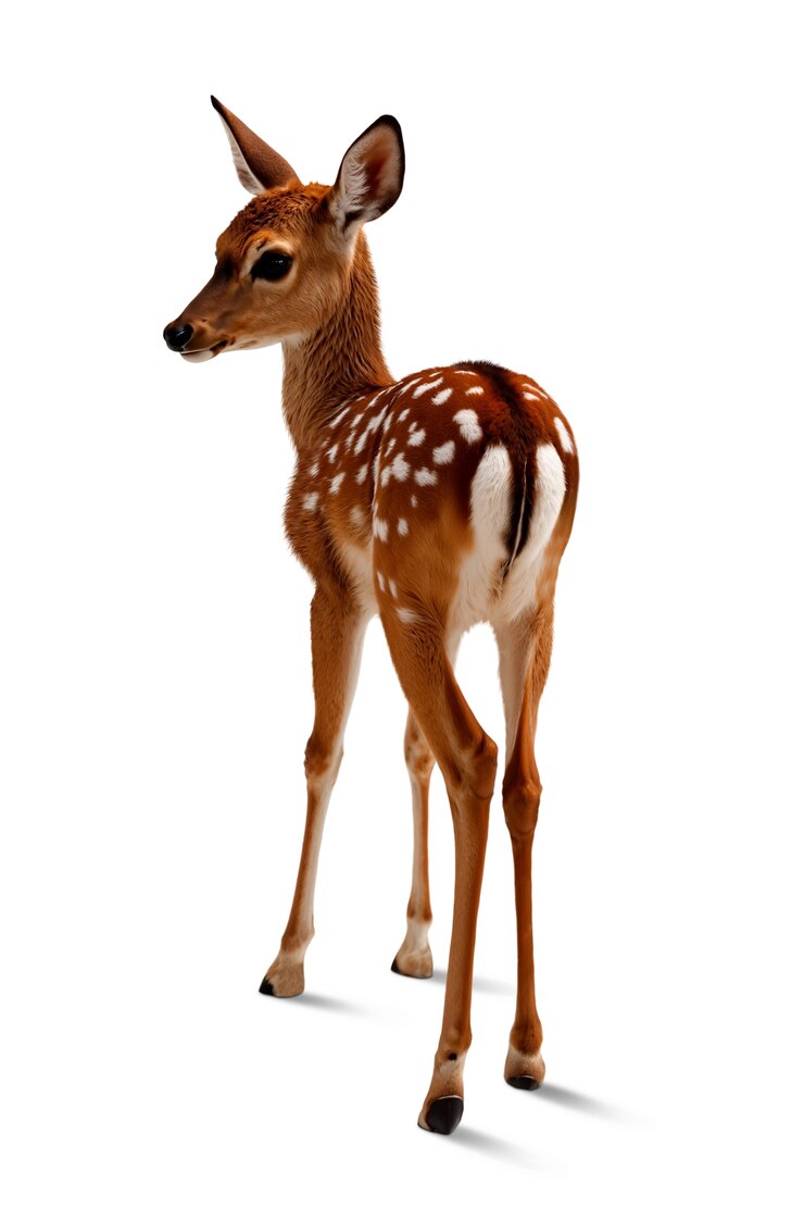 Gratis PSD een schattig hert geïsoleerd.