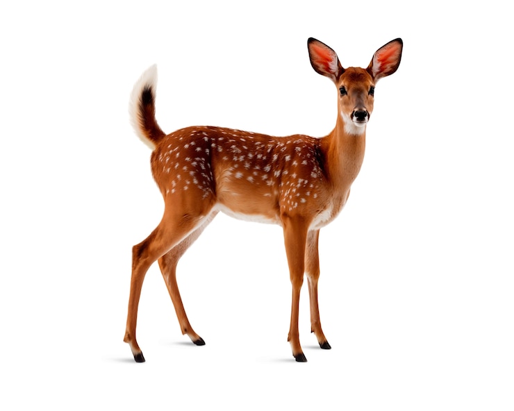 Gratis PSD een schattig hert geïsoleerd.