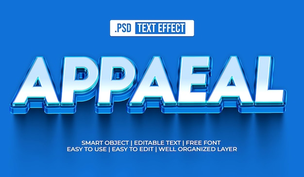 Efecto de estilo de texto atractivo