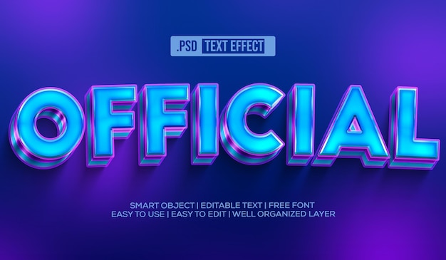 PSD gratuito efecto de estilo de texto perfecto