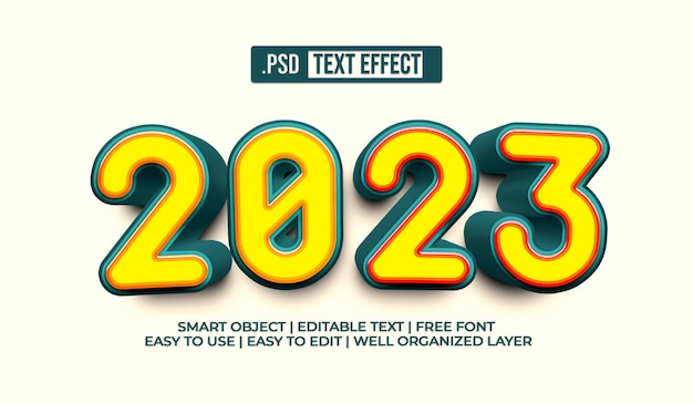 Efecto de estilo de texto promocional