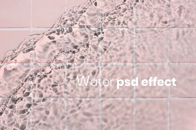 Efecto psd de agua, complemento de photoshop