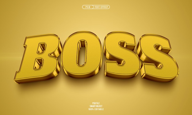 Efecto de texto editable en 3D
