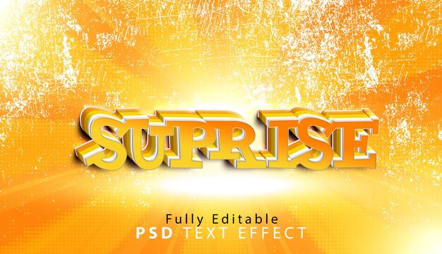 efecto de texto psd de estilo 3d