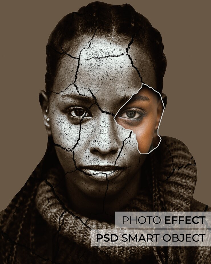 PSD Gratis efek foto