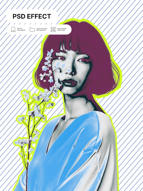 Effetto fotografico pop art