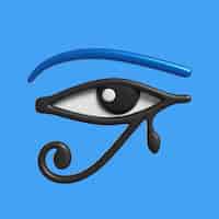 Gratis PSD egypte oog icoon