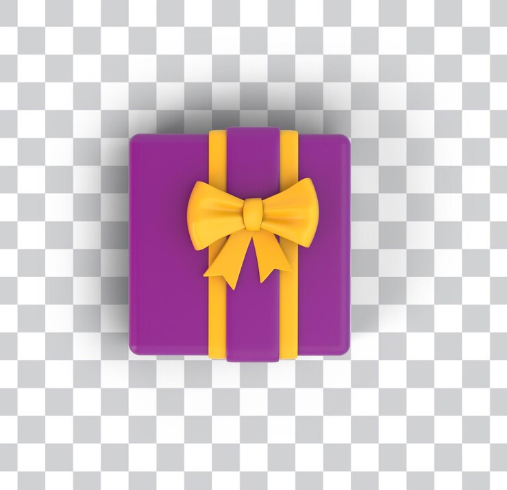 PSD Gratis eid chocolate box top view