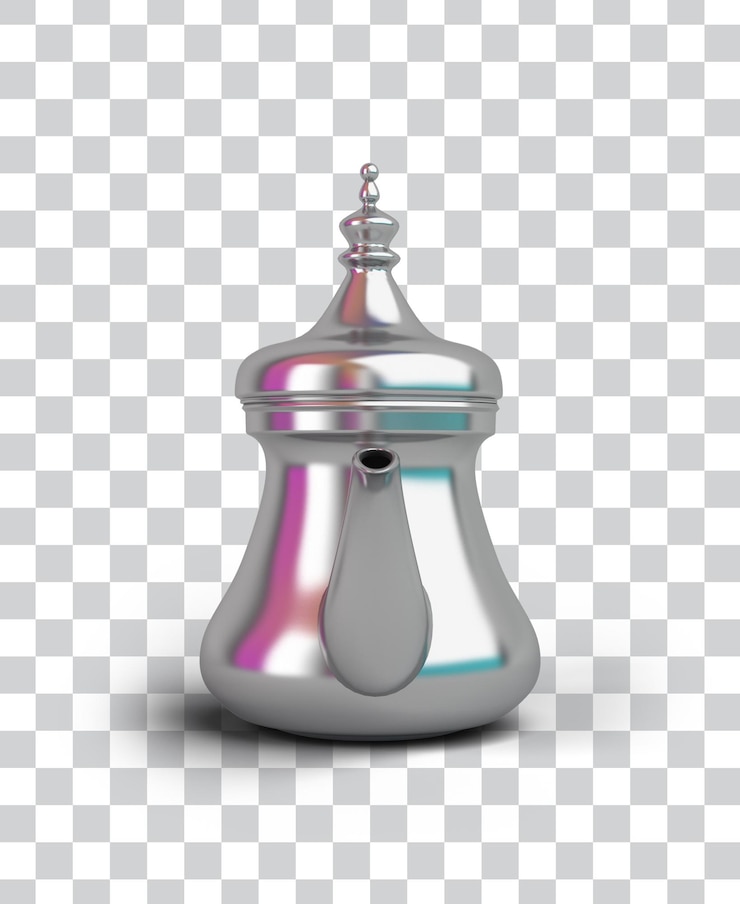 PSD Gratis eid teapot front side