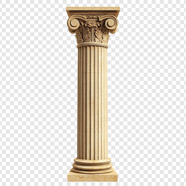 Elegancia arquitectónica de las columnas corintias clásicas