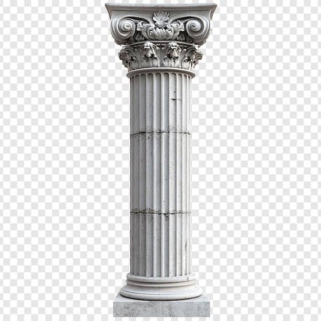 Elegancia arquitectónica de las columnas jónicas clásicas