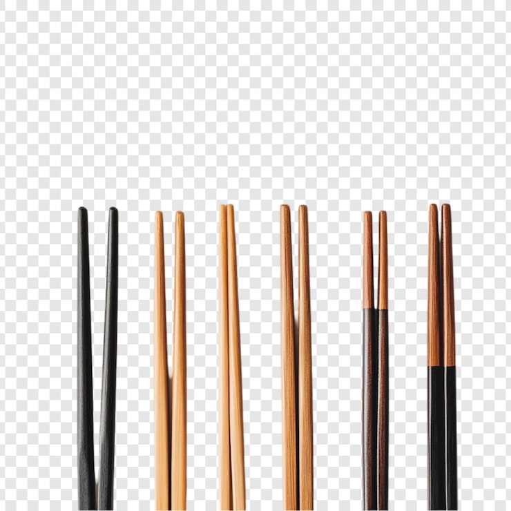PSD gratuito elegant chopsticks collection una varietà di squisite bacchette di legno