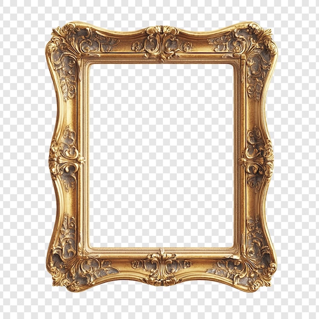 Elegant Ornate Gold Picture Frame Vintage stijl Leeg klaar voor kunstwerk