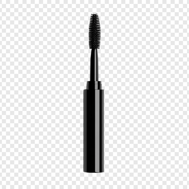 Gratis PSD elegant zwarte mascara wand schoonheidsproductfotografie