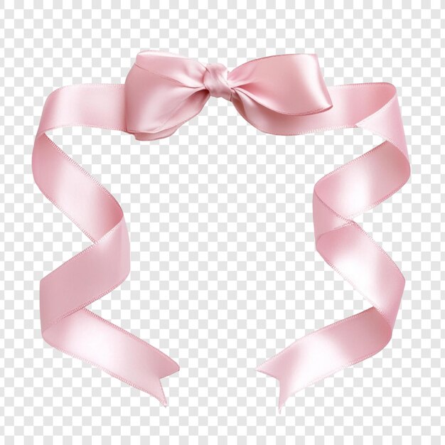 Elegante arco de cinta de satén rosa perfecto para envolver regalos o decorar