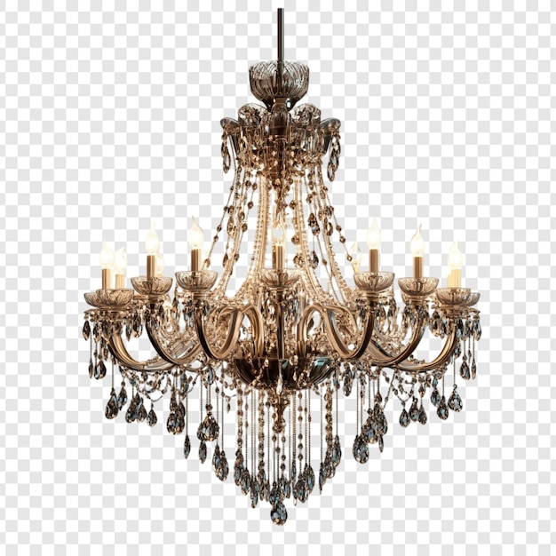 Elegante candelabro de cristal Un lujoso accesorio de iluminación