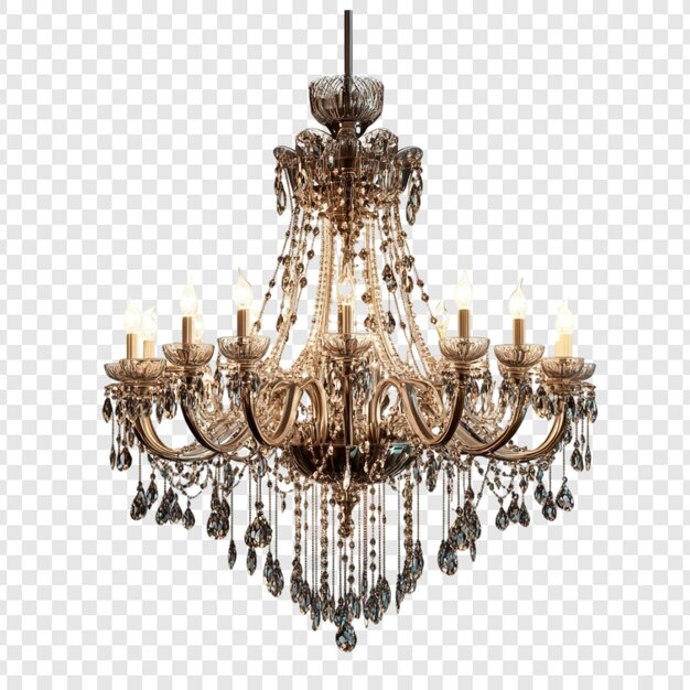 Elegante candelabro de cristal Un lujoso accesorio de iluminación