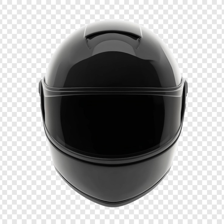 PSD gratuito el elegante casco negro de motocicleta listo para el paseo seguro y elegante protección de la cabeza