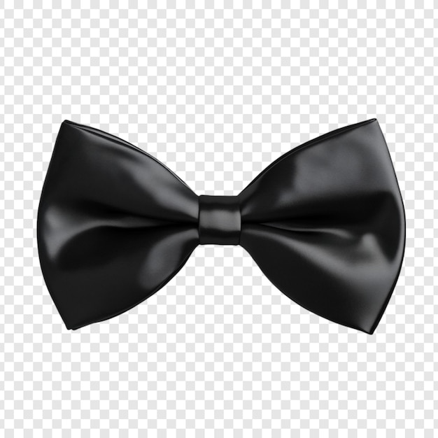 Elegante corbata negra con pajarito Un accesorio clásico