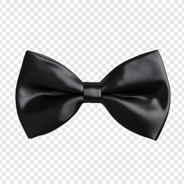 Elegante corbata negra con pajarito Un accesorio clásico