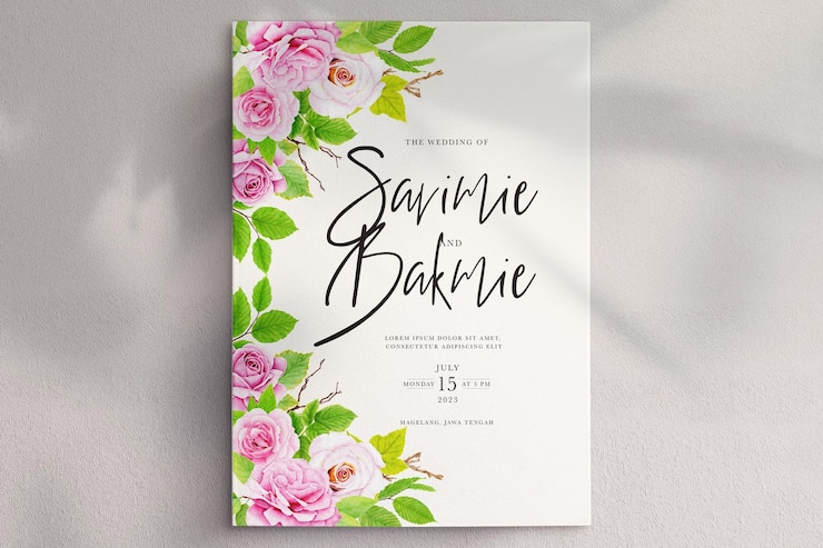 PSD gratuito elegante disegno di sfondo di rose floreali