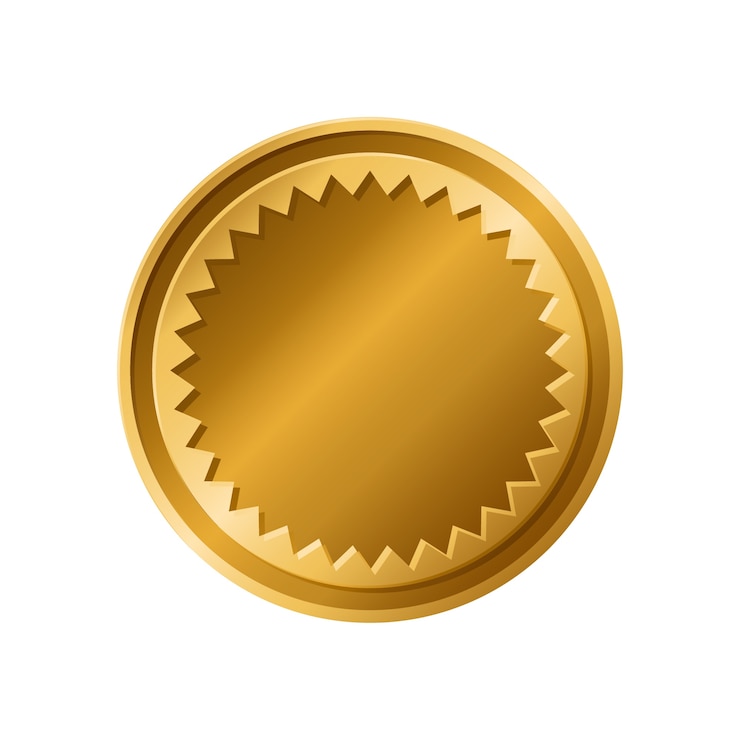 PSD gratuito elegante distintivo isolato