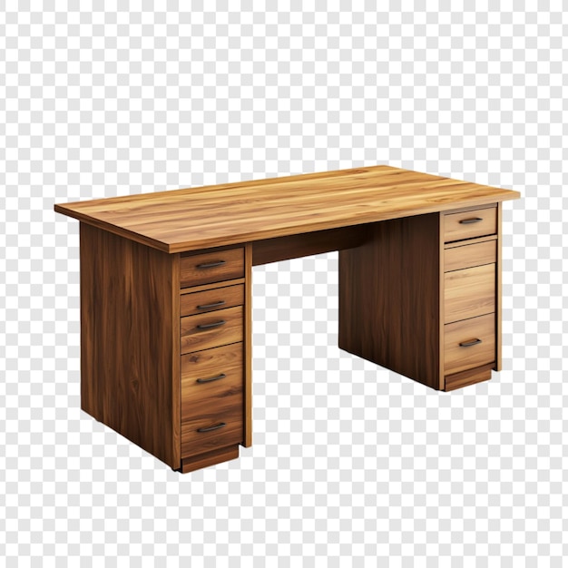 Elegante escritorio de madera con cajones Muebles modernos para la oficina en el hogar
