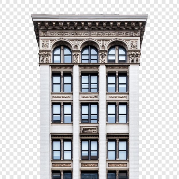 Elegante fachada de un edificio clásico de la ciudad de Nueva York