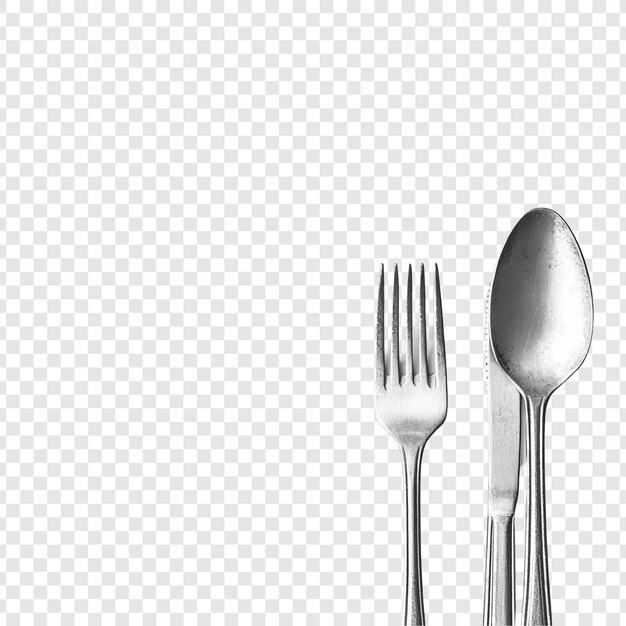 Elegante juego de plata horquilla cuchillo cuchara