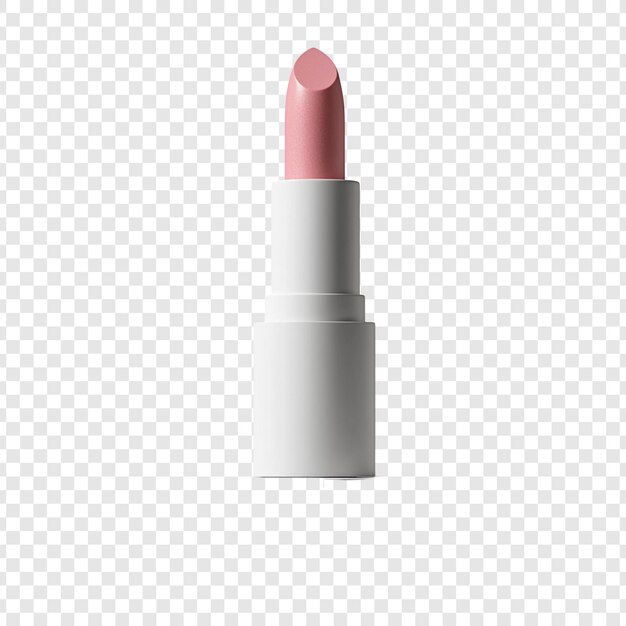 El elegante lápiz labial desnudo una representación en 3D de un producto de belleza clásico