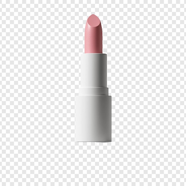 El elegante lápiz labial desnudo una representación en 3D de un producto de belleza clásico