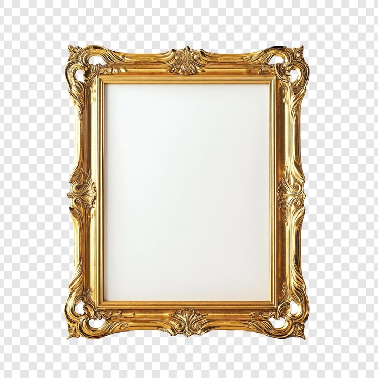 PSD gratuito elegante marco de oro un marco clásico para arte y recuerdos