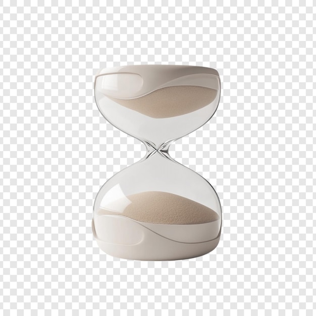 Elegante reloj de arena tiempos pasaje suave