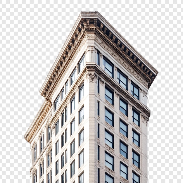 Elegante stedelijke architectuur Een majestueus gebouw in de stad