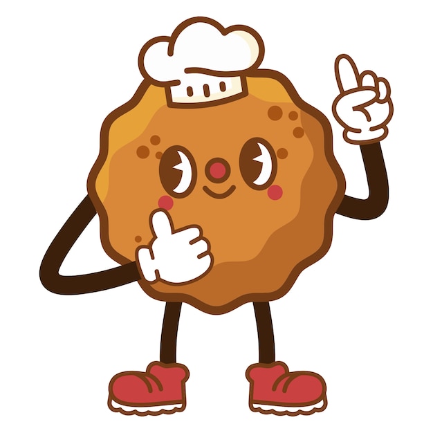Elemento de carácter de galleta