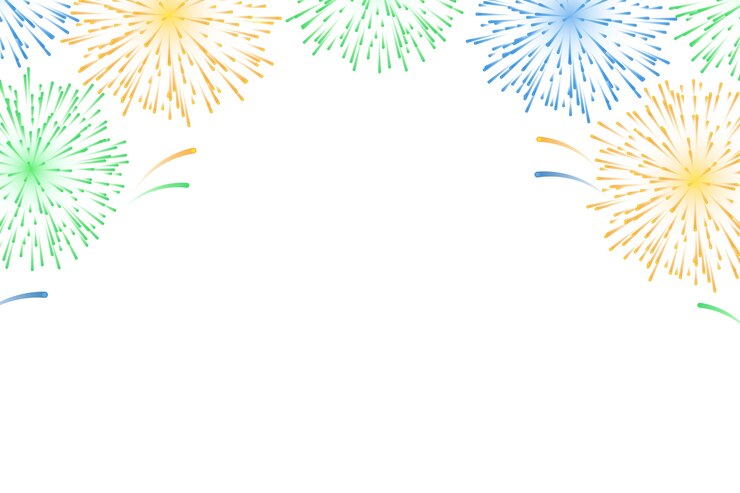 PSD gratuito elemento di fuochi d'artificio isolato