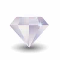 PSD gratuito elemento de diamante aislado