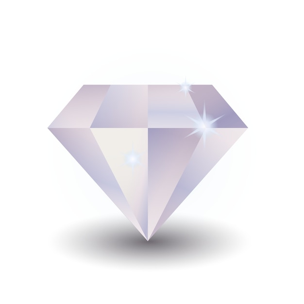 Elemento de diamante aislado