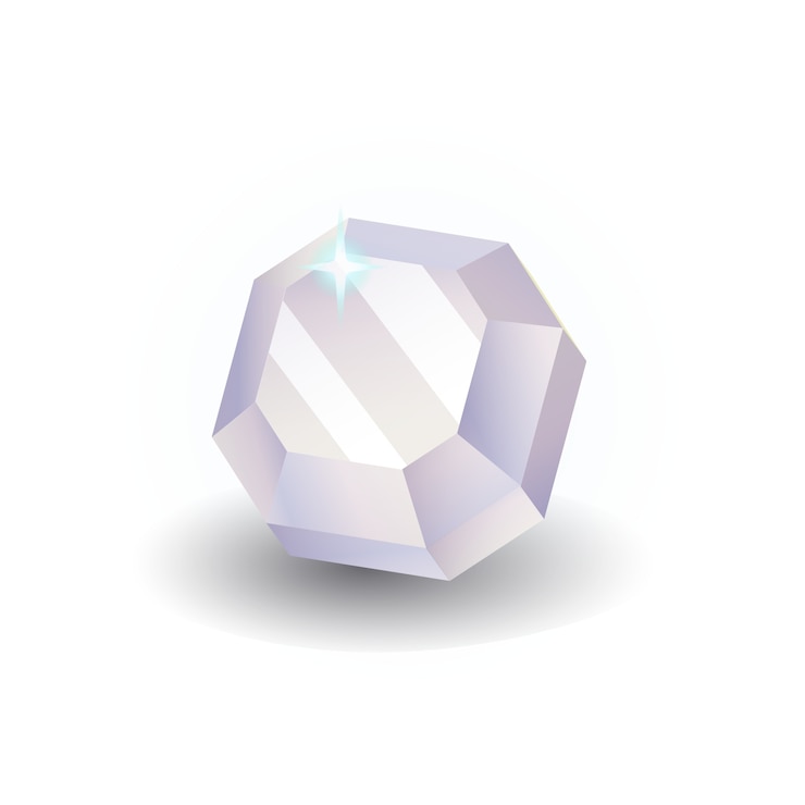 PSD gratuito elemento diamante isolato