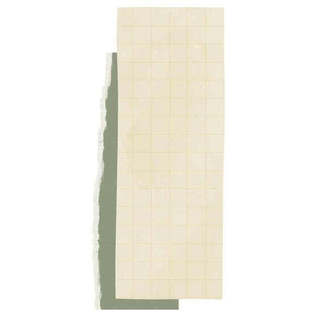 Elemento de diseño cortado en papel