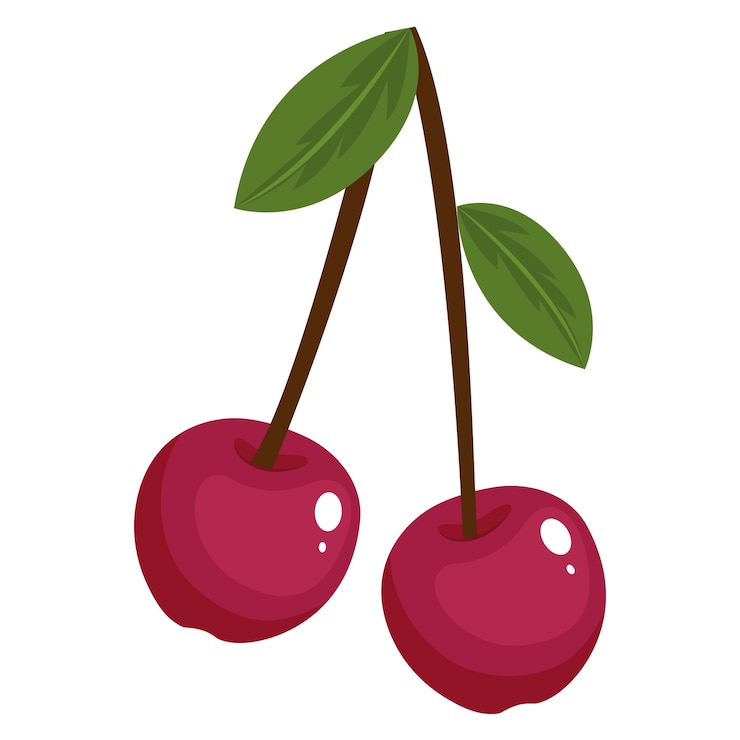 PSD gratuito elemento de diseño de la fruta de cereza