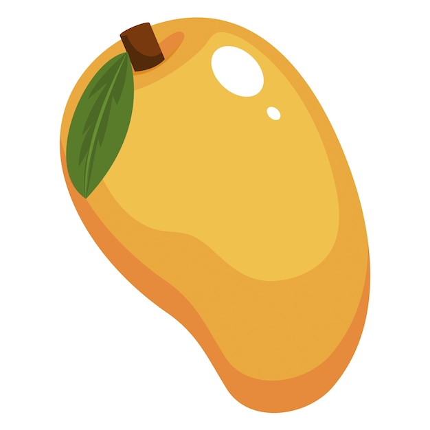 Elemento de diseño de la fruta del mango