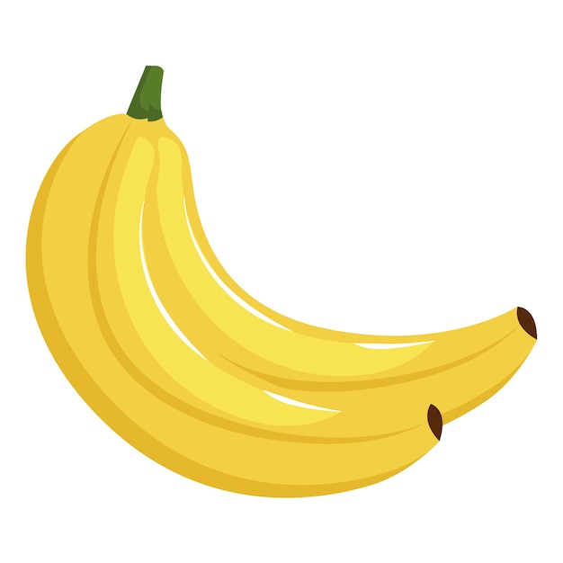 Elemento de diseño de la fruta del plátano