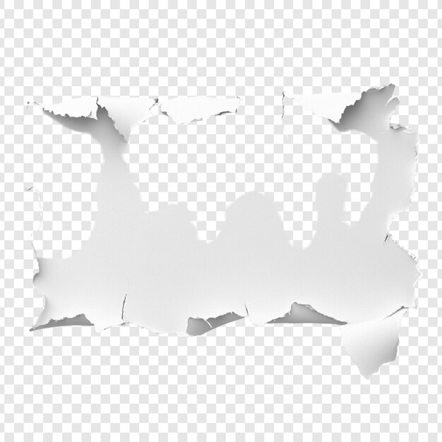 Elemento de diseño de textura de papel rasgado realista para la maqueta de plantilla de fondo