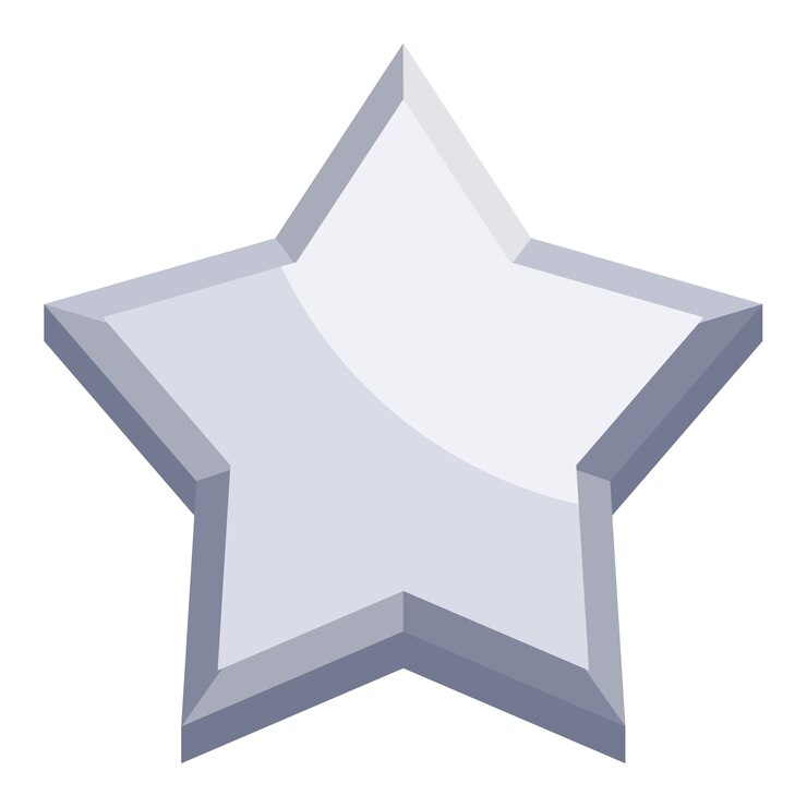PSD gratuito elemento estrella aislado