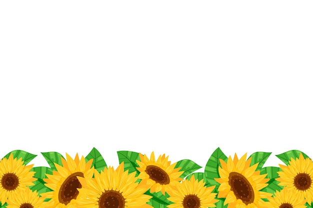 Elemento girasol aislado