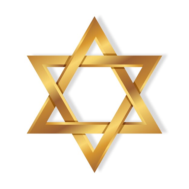 Elemento de Hanukkah realista aislado