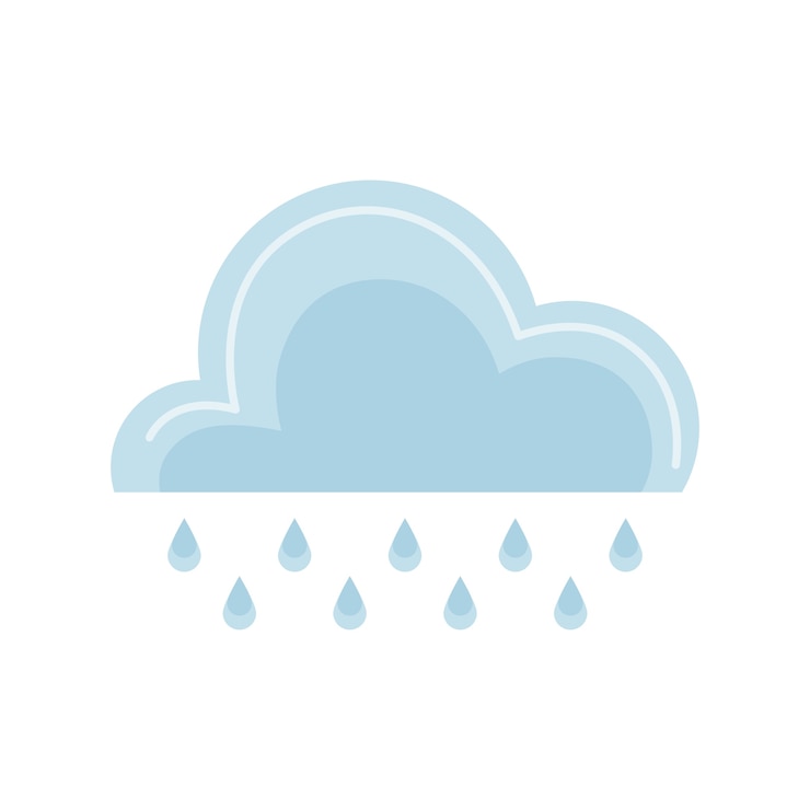 PSD gratuito elemento icona meteo isolato